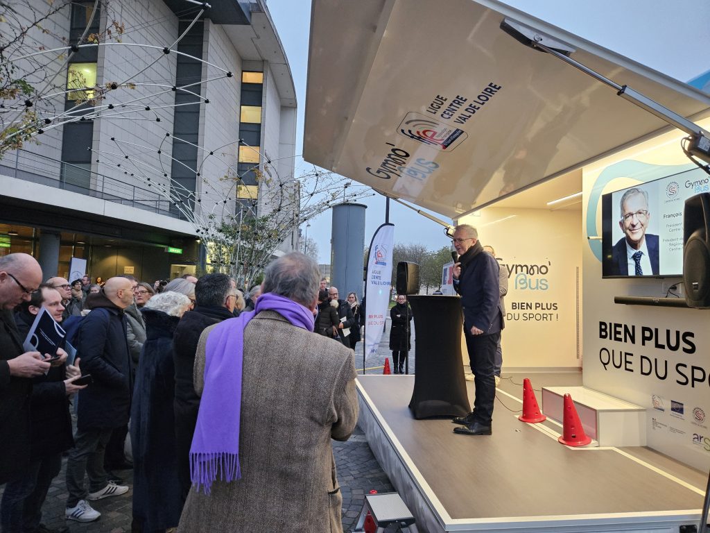 François Bonneau lors de l'inauguration.